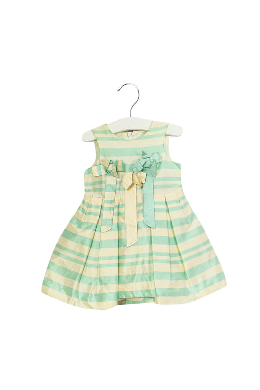 A Blue Sleeveless Dresses from Nicholas & Bears in size 6-12M for girl. (Front View)