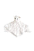 A White Safety Blankets from Aden & Anais in size O/S for girl. (Front View)