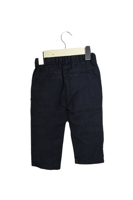 A Navy Casual Pants from Cyrillus in size 6-12M for boy. (Back View)