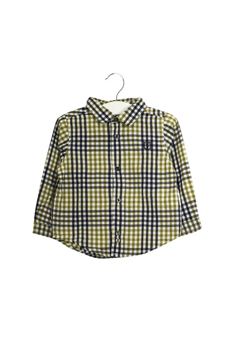 A Green Shirts from Jacadi in size 6-12M for boy. (Front View)