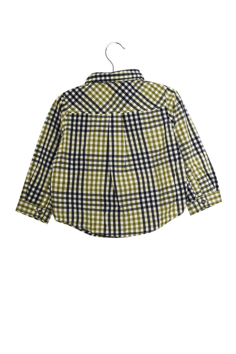 A Green Shirts from Jacadi in size 6-12M for boy. (Back View)