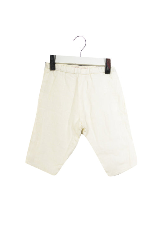 A White Casual Pants from Bonpoint in size 3-6M for girl. (Front View)