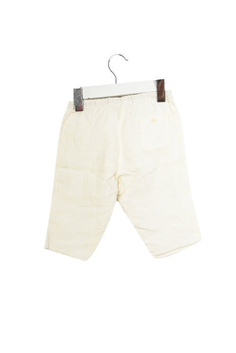 A White Casual Pants from Bonpoint in size 3-6M for girl. (Back View)