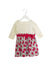 A White Long Sleeve Dresses from Janie & Jack in size 2T for girl. (Front View)