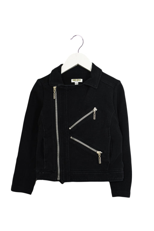 A Black Lightweight Jackets from Kenzo in size 4T for girl. (Front View)