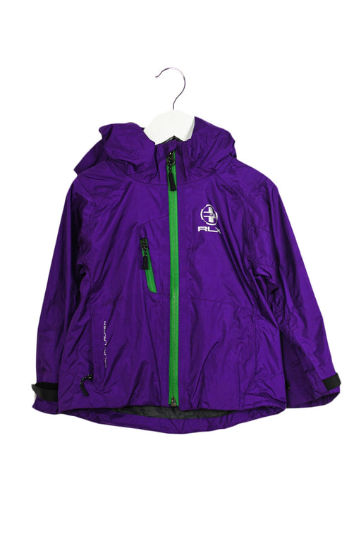 A Purple Lightweight Jackets from Ralph Lauren in size 2T for girl. (Front View)
