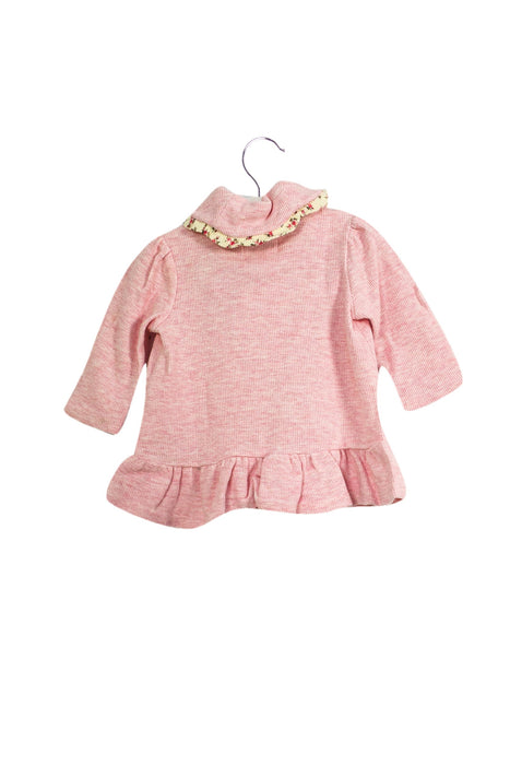 A Pink Long Sleeve Tops from Ralph Lauren in size 6-12M for girl. (Back View)