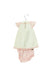 A White Dress Sets from Vineyard Vines in size 0-3M for girl. (Back View)