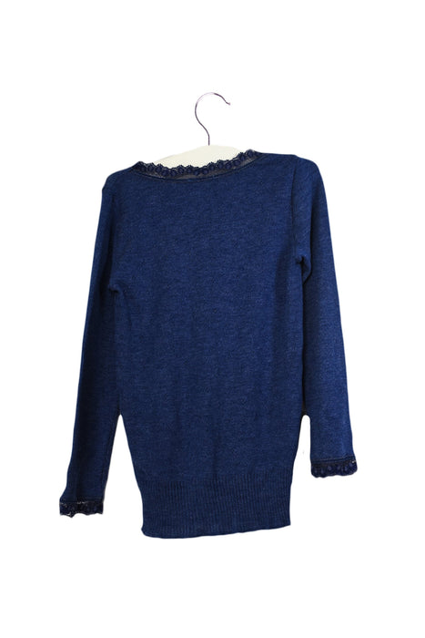 A Navy Long Sleeve Tops from Brora in size 12-18M for girl. (Back View)