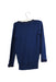 A Navy Long Sleeve Tops from Brora in size 12-18M for girl. (Back View)