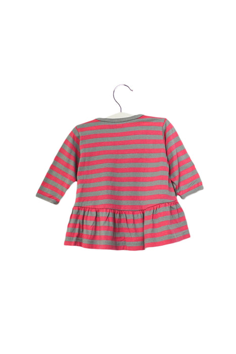 A Pink Long Sleeve Tops from Marimekko in size 0-3M for girl. (Back View)