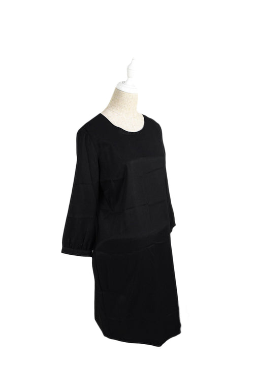 A Black Long Sleeve Dresses from Rosie Pope in size M for maternity. (Front View)