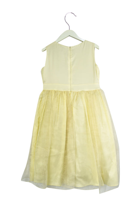 A Ivory Sleeveless Dresses from Chickeeduck in size 11Y for girl. (Back View)
