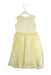 A Ivory Sleeveless Dresses from Chickeeduck in size 11Y for girl. (Back View)