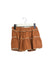 A Brown Short Skirts from Velveteen in size 2T for girl. (Front View)