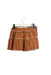 A Brown Short Skirts from Velveteen in size 2T for girl. (Back View)