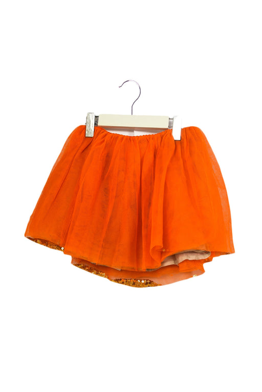 A Orange Short Skirts from Bonpoint in size 4T for girl. (Front View)