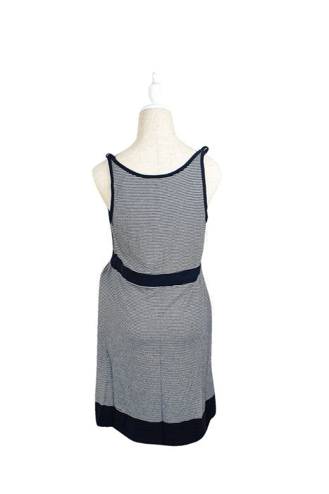 A Navy Sleeveless Dresses from Seraphine in size S for maternity. (Back View)