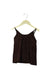 A Brown Sleeveless Tops from Flora & Henri in size 2T for girl. (Front View)