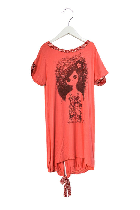 A Pink Short Sleeve Tops from Nolita Pocket in size 12Y for girl. (Front View)