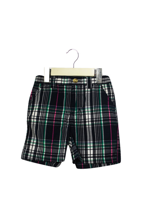 A Navy Shorts from Hartstrings in size 12-18M for boy. (Front View)