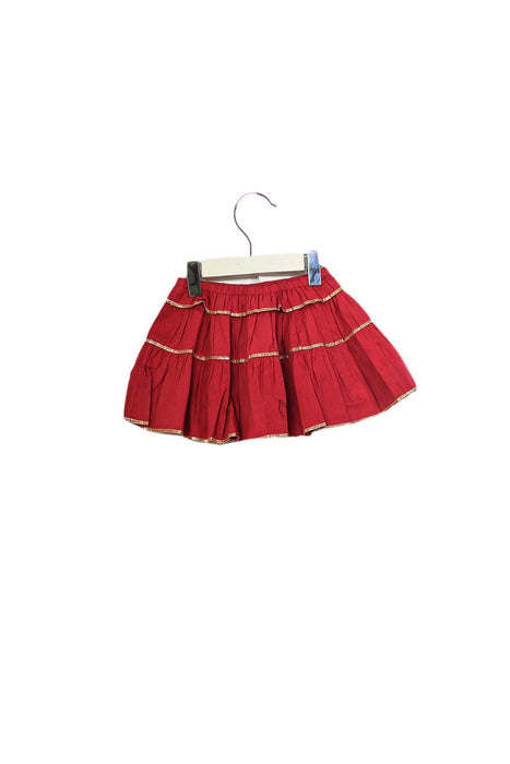 A Pink Short Skirts from Velveteen in size 2T for girl. (Back View)