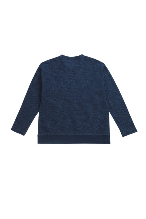 A Blue Lightweight Jackets from Bonpoint in size 10Y for boy. (Back View)