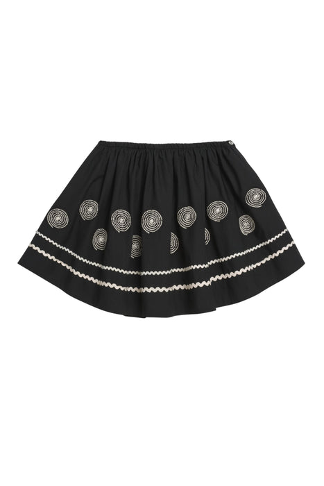 A Black Short Skirts from Bonpoint in size 8Y for girl. (Front View)