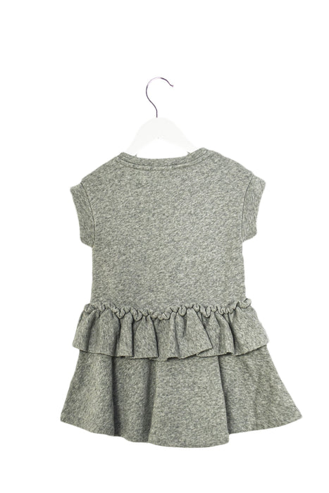 A Grey Short Sleeve Dresses from Crewcuts in size 2T for girl. (Back View)