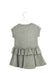 A Grey Short Sleeve Dresses from Crewcuts in size 2T for girl. (Back View)