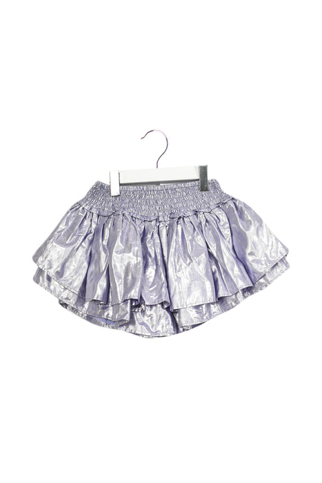A Purple Skorts from Velveteen in size 6T for girl. (Front View)