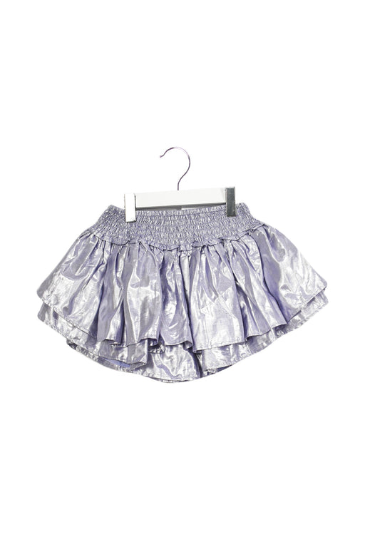 A Purple Skorts from Velveteen in size 6T for girl. (Front View)