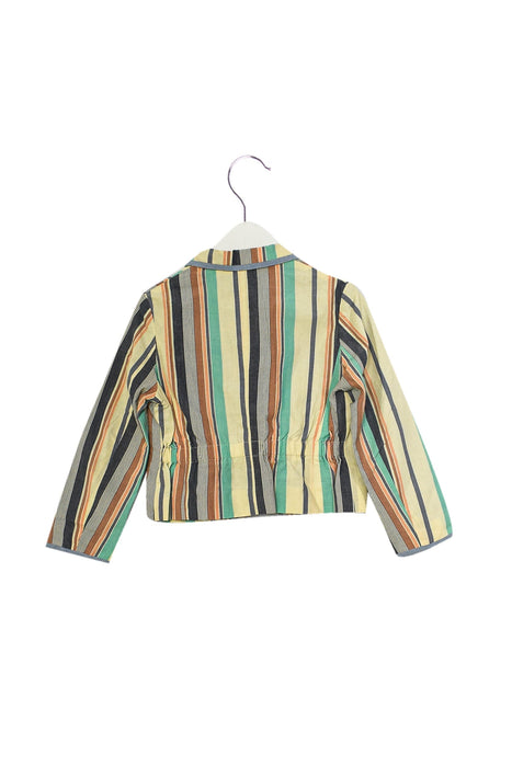 A Multicolour Blazers from Velveteen in size 4T for boy. (Back View)