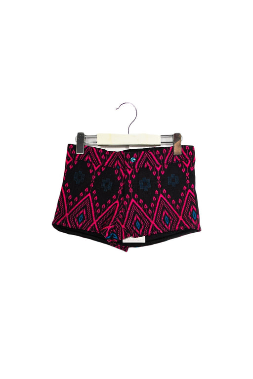 A Pink Shorts from Velveteen in size 4T for girl. (Front View)