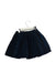 A Navy Short Skirts from Velveteen in size 4T for girl. (Back View)
