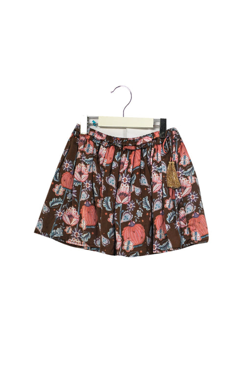 A Multicolour Short Skirts from Velveteen in size 4T for girl. (Front View)