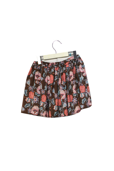 A Multicolour Short Skirts from Velveteen in size 4T for girl. (Back View)