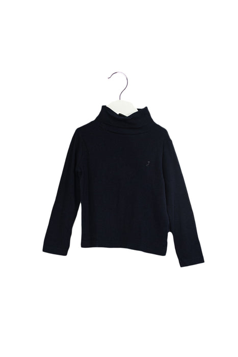 A Navy Long Sleeve Tops from Jacadi in size 4T for neutral. (Front View)