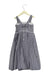 A Blue Sleeveless Dresses from Gusella in size 6T for girl. (Back View)