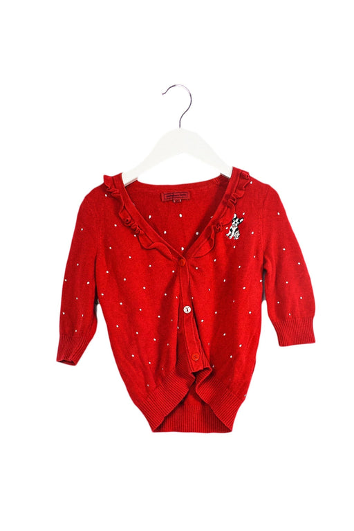 A Red Cardigans from Nicholas & Bears in size 2T for girl. (Front View)