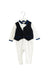 A Navy Long Sleeve Jumpsuits from Armani in size 6-12M for boy. (Front View)