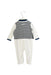 A Navy Long Sleeve Jumpsuits from Armani in size 6-12M for boy. (Back View)