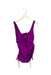 A Purple Swimsuits from Maternal America in size XS for maternity. (Front View)