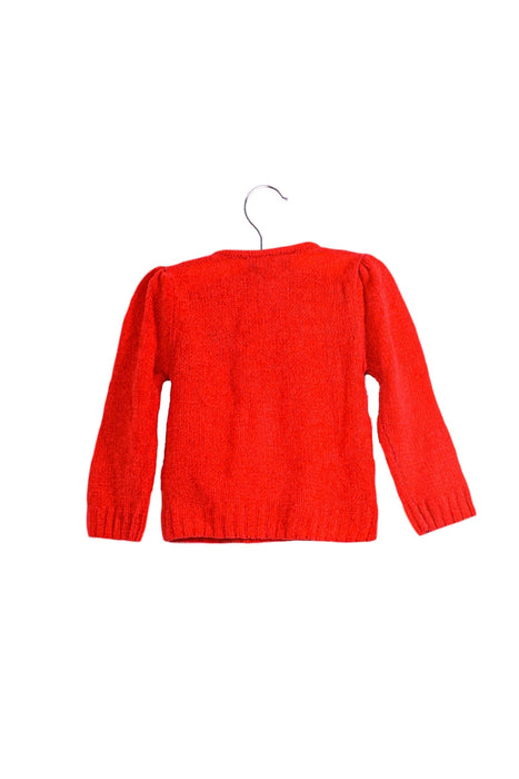 A Red Knit Sweaters from Agatha Ruiz De La Prada in size 18-24M for girl. (Back View)