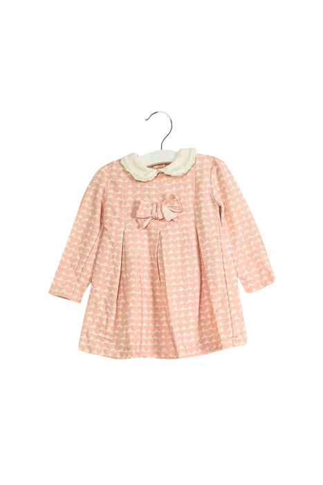 A Pink Long Sleeve Dresses from Special Day in size 12-18M for girl. (Front View)