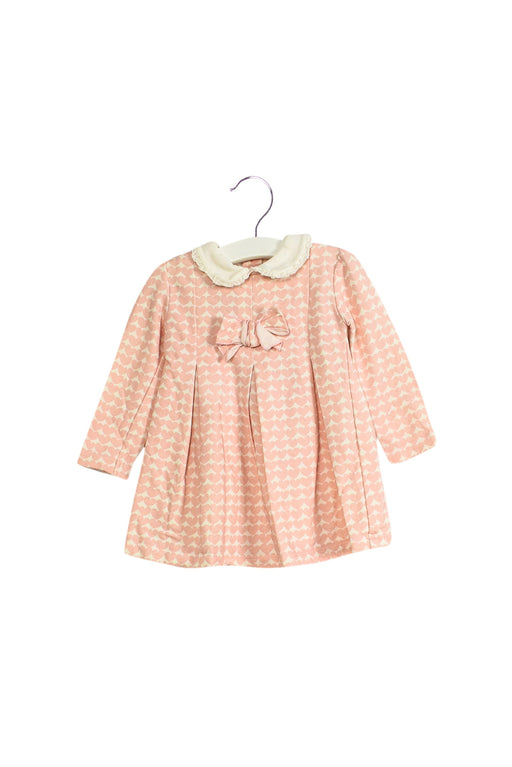 A Pink Long Sleeve Dresses from Special Day in size 12-18M for girl. (Front View)
