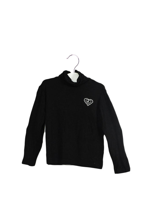 A Black Long Sleeve Tops from Chickeeduck in size 18-24M for girl. (Front View)
