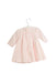 A Pink Long Sleeve Dresses from Tutto Piccolo in size 12-18M for girl. (Back View)