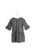 A Grey Short Sleeve Dresses from Crewcuts in size 3T for girl. (Front View)