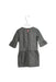 A Grey Short Sleeve Dresses from Crewcuts in size 3T for girl. (Back View)
